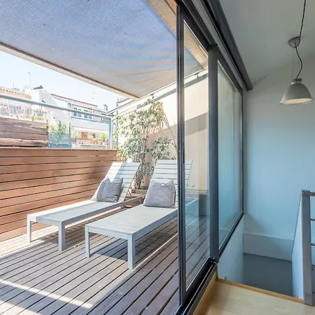 아파트 - 3 Bedroom Penthouse With Large Terrace 바르셀로나